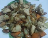 Foto del paso 5 de la receta: Pollo con almendras, airfryer 🍗🥕🥔