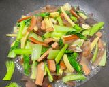 鮮蔬炒熱狗腸的食譜步驟2照片