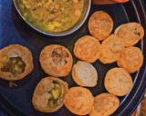 A picture of step 12 of Live Ragda Pani Puri 😋🤗.