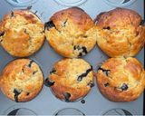 A picture of step 7 of Blueberry Banana Muffin in 1 bowl 🥣.
