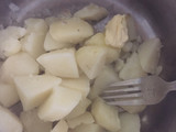 Pollo en puré de papas