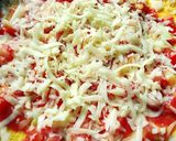 Gambar langkah 3 resipi Pizza Telur.