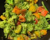 A picture of step 4 of Broccoli salad.
