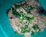 A picture of step 2 of Potato balls.