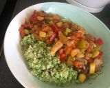 Foto del paso 4 de la receta: Cuscús de brócoli con salteado de verdura y pollo