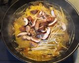 A picture of step 5 of Taiwanese Hot and Sour Soup.