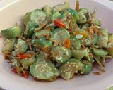 Foto langkah ke 7 dari resep Tumis Terong Gelatik Teri (Terong hijau bulat).