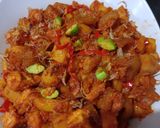 Foto langkah ke 4 dari resep Sambal Goreng Kentang + Pete+ Cecek.