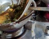 A picture of step 4 of Achari masala Bihndi.