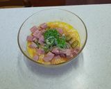 รูปขั้นตอนการทำที่ 1 ของ ข้าวไข่อบชีส สไตล์เกาหลี🇰🇷 ไมโครเวฟ