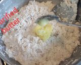 A picture of step 2 of Coconut ladoo.