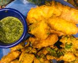 A picture of step 6 of Palak Pakora.