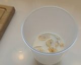 A picture of step 4 of Milk, Cookie, and Banana Smoothie.