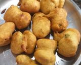इंस्टेंट बेसन दही बड़े(instant besan dahi bade recipe in hindi) रेसिपी चरण 2 फोटो