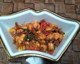 Udang mentega saos tiram langkah memasak 8 foto