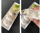 A picture of step 4 of Sabudana Idly  /Sago Idly.