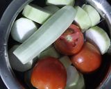 A picture of step 1 of 🍅🥒Mixed vegetable soup🥒🍅.