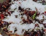A picture of step 4 of Beetroot Dry Curry With Sesame seeds and Coconut.