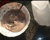 A picture of step 4 of Oreo mouse dessert.