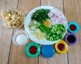 स्टर फ्राईड एग्ग्स विथ ओरिएन्टल वेज्जीस (Stir fried eggs with oriental veggies recipe in marathi) रेसिपी स्टेप 3 फोटो 
