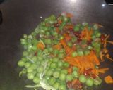 A picture of step 2 of Red Poha Upma.