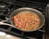 A picture of step 1 of Cheese Steak Egg Rolls.