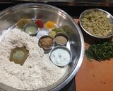 A picture of step 2 of Dudhi ke theple (Bootle gourd theple).