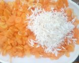 A picture of step 7 of Simple jollifrice with creamy carrot.