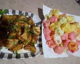 A picture of step 1 of Khaty aloo.