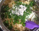 Hình bước làm 3 của món Bánh khoai tây phô mai nướng chảo
