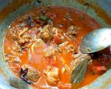 A picture of step 9 of Ambur mutton Biryani.