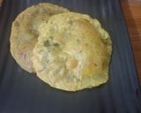 A picture of step 3 of Leftover soya methi bathua poori.