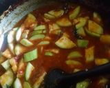 A picture of step 3 of Lauki chanay ki daal.
