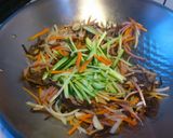 火腿炒四色蔬的食譜步驟4照片