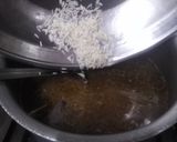 A picture of step 5 of Yukhni pulao.
