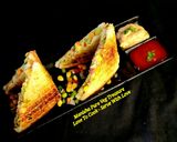 A picture of step 5 of Thousand Island Grilled Salad Sandwich.