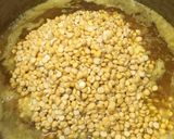 A picture of step 7 of Chane ki dal gosht with rice.