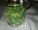 Petrezselyemzöld tárolás recept fázis 5 fotója