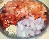 A picture of step 7 of Koshari Rice from Egypt.