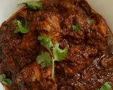 A picture of step 9 of Hyderabadi Lal murgh (Dum chicken).