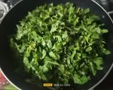 A picture of step 4 of Green Amaranth Leaves Sabji.