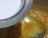 A picture of step 7 of Totapuri raw mango Urad Methi - Goan style curry.