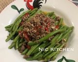 Foto langkah ke 5 dari resep Tumis Buncis Daging Cincang NIC KITCHEN.