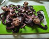 Foto del passaggio 1 della ricetta Fusilli napoletani con polpo e peperoni