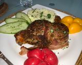 Májjal töltött csirkecomb recept fázis 6 fotója