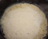 A picture of step 3 of Nawabi Paneer Korma in white Gravy.