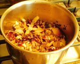 A picture of step 3 of Chana masala (chole).