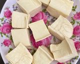 Hình bước làm 1 của món Đậu hũ nhồi thịt sốt cà chua