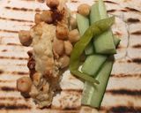 A picture of step 2 of Speedy hummus.
