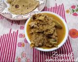 A picture of step 4 of Sira Masala/Goat Head Yoghurt Gravy.
